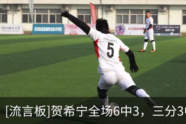 [流言板]贺希宁全场6中3，三分3中2得到10分1篮板3助攻1抢断4失误